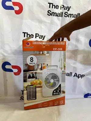 Pay Small Small Presto Rechargeable Solar Table Fan On Cdcare.App