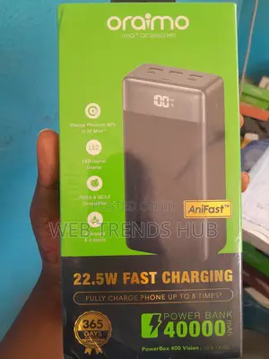 Oraimo 40000mah Powerbank - 22.5w Fast Charge - Opb-7400q
