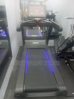 Heavy Duty Commercial 7hp Treadmill With Big Screen and Led Light