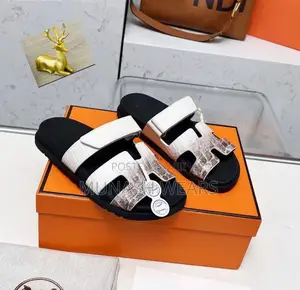 Hermes Mix Brown Leather Slipers 40-46 Available