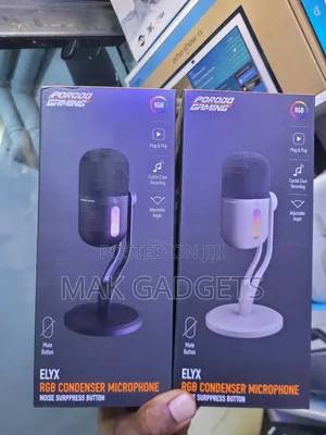 Porodo Elyx Microphone / Rgb Light / Noise Reduction