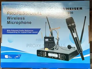 Sennheiser Wireless Combo Microphones(Handheld, Lapel Over Mic)