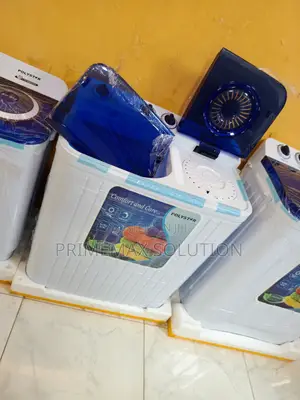 Polystar 9kg Double Tub Washer – Powerful Pulsator Action