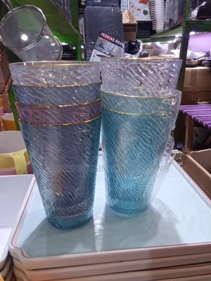 6 Pieces Fancy Acrylic Cups- Tumbler