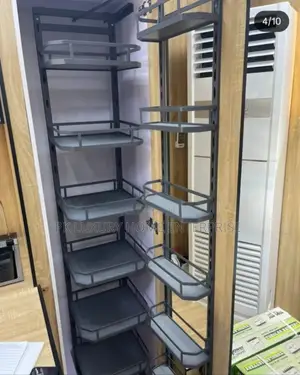 Grey Board Open Pantry