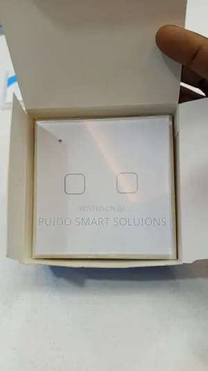 Tuya Wifi Smart Light Switch (2 Gang) With Neutral