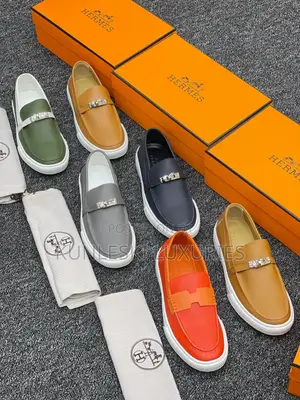 Original Hermes Leather Sneakers Collections