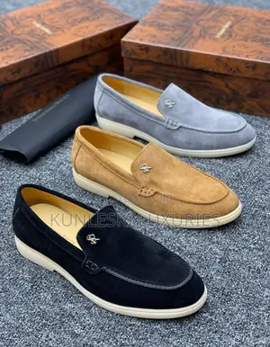 Original Stefano Ricci Suede Loafers Shoes For Men