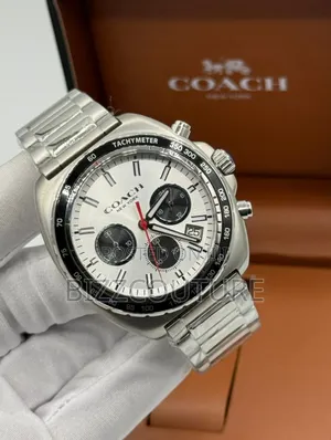 Original Caoch Charter Silver Tone Dial Stainless Available in Store
