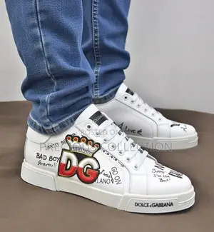 Trendy Wool Created Dolce and Gabbana Lace Up Fashion Shoe