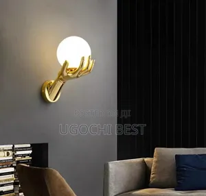 Modern Gold Hand Wall Bracket Lights