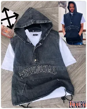 Luxury Armless Hoodie Jeans