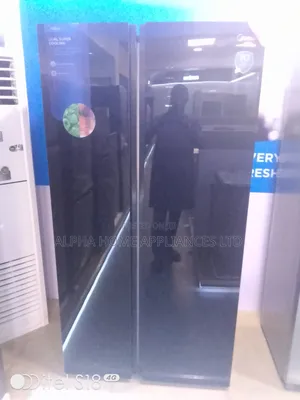 Midea Refrigerator Glossy Black Mirror Colour 510 Litres