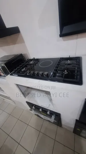 Brand New Polystar Cabinet 4gas 1electric (Metal Black) Automatic 90cm