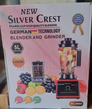 Silver Crest 5l Original Heavy Duty Multifunctional Blender (2 Cup)