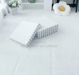 Washable Rug or Carpet Tile Puzzle for Living/Bedroom Office Area