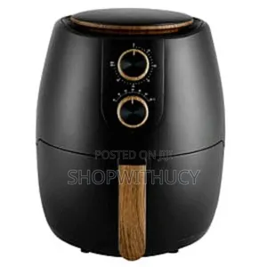 Matte Black Scandi 4l Manual Air Fryer Non-Stick
