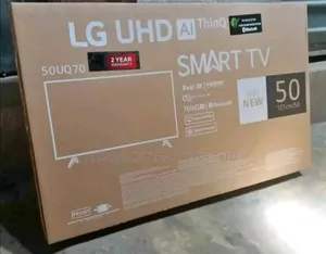 50inches Smart Led Flamless Tv, +Free Hanger
