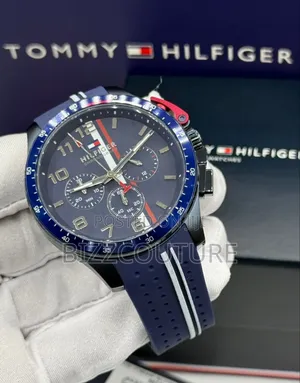 Original Tommy Hilfiger Blue Ion Plated Steels Available in Store