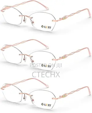 Rimless Reading Glasses For Men/Women 3.0, Blue Light Blocking 3 Pack