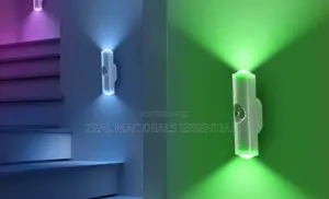 Led Motion Sensor Light RGB Gradient Rechargeable Magnetic Wall Lamp