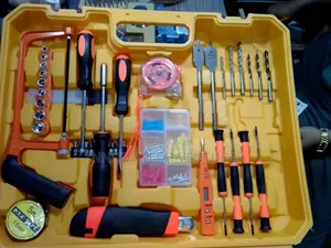 Rechargeable Drill With Tools