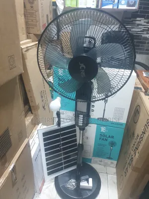 Brand New JCNS 16" Ac / Dc Solar Fan With Solar Panel