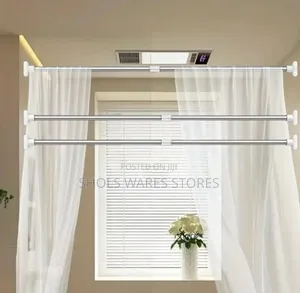 Adjustable Shower Curtain Rod (Size 70-- 120cm) ( Size 150--280cm)