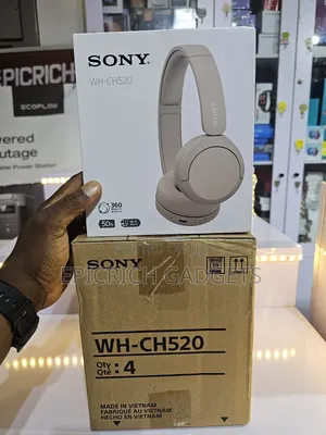 Sony Wh-Ch520 Bluetooth Wireless Headset – 360 Audio, 50h Playtime