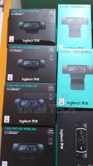 C920 Pro and C920e Logitech Webcam
