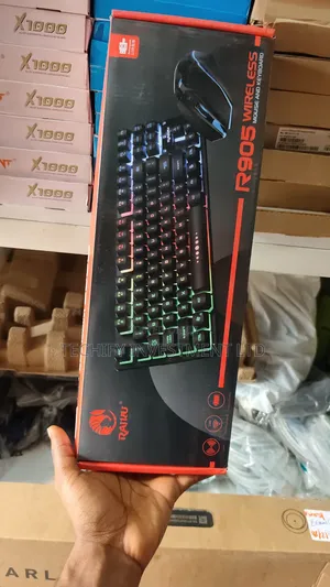 Mechanical Keyboard With Light Wireless + Mouse