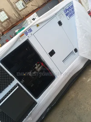 Genuine Perkins 100kva Soundproof Generator- Low Hours