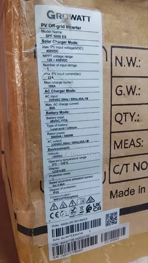 5kva Growtt Hybrid Inverter