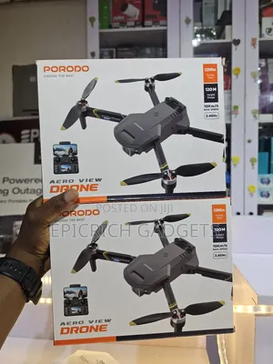 Porodo Aero View Drone – 6-Axis Stabilizer, Auto Obstacle Avoidance