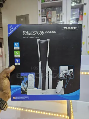 Multi-Function Cooling Charging Dock for Ps5 – Fast Charging Led