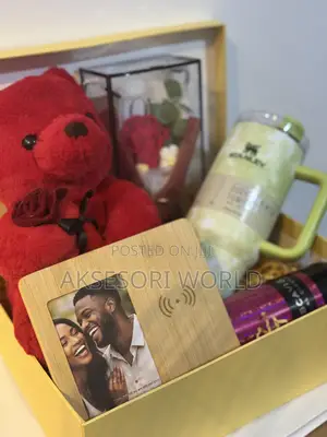 Valentine Gift Teddy Bear, Stanley, Flower Box, Wireless Photo Frame