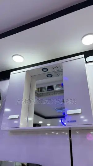 Double Shelve With Mirror