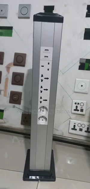 Power Pole Socket With Usb Charging – European French Plug