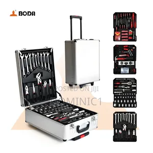 499-piece Professional Tool Set In A Rolling Trolley Case.