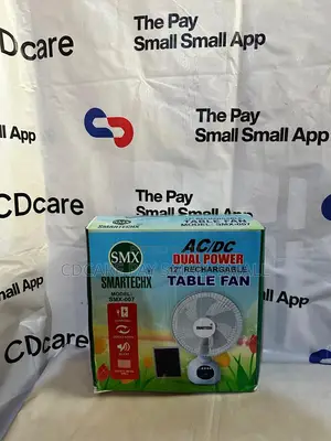 Pay Small Small Sx Rechargeable Fan With Solar Panel On Cdcare.App