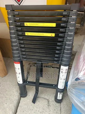 Telescopic 13 Step Aluminum Extension Ladder. 4.1m
