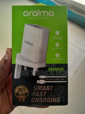 Oraimo Cannon Pro 18w Smart Fast Charger (Ocw-U93s)