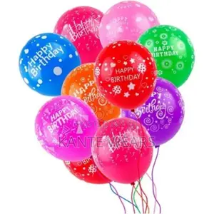 Happy Birthday Party Balloons - 100pieces