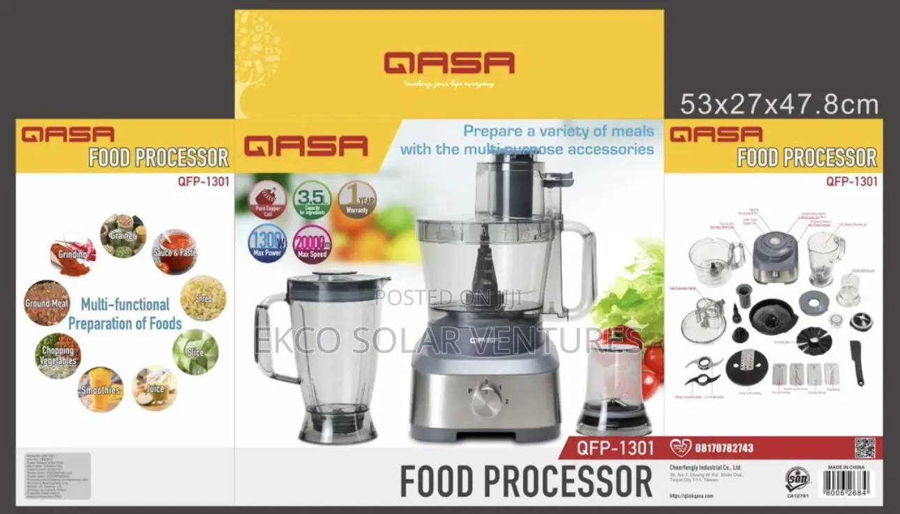 Qasa Food Processor