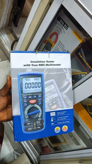 Cem Dt-9985 Digital Insulation Tester With a True RMS Multimeter.