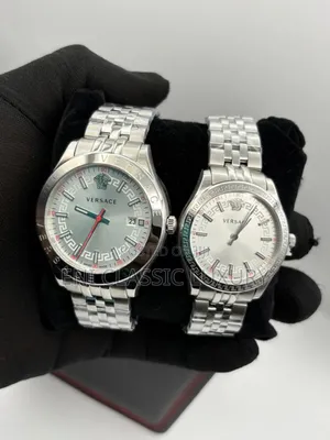 Best Quality Versace Couples Chain Wristwatches Well Banded Package