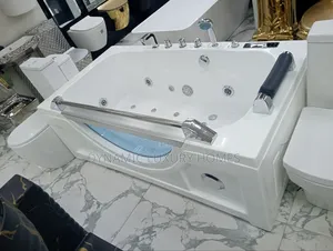 Luxury Jacuzzi With Jets Massage and Mixer Tap