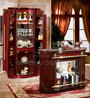 Luxury Home Bar Cabinet Mini Bar Table Set