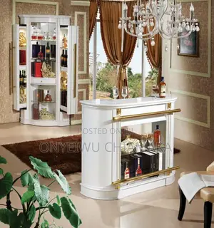 Luxury Home Bar Cabinet Mini Bar Table Set