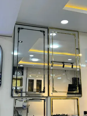 70x120cm Gold And Black Frame Dressing Mirror